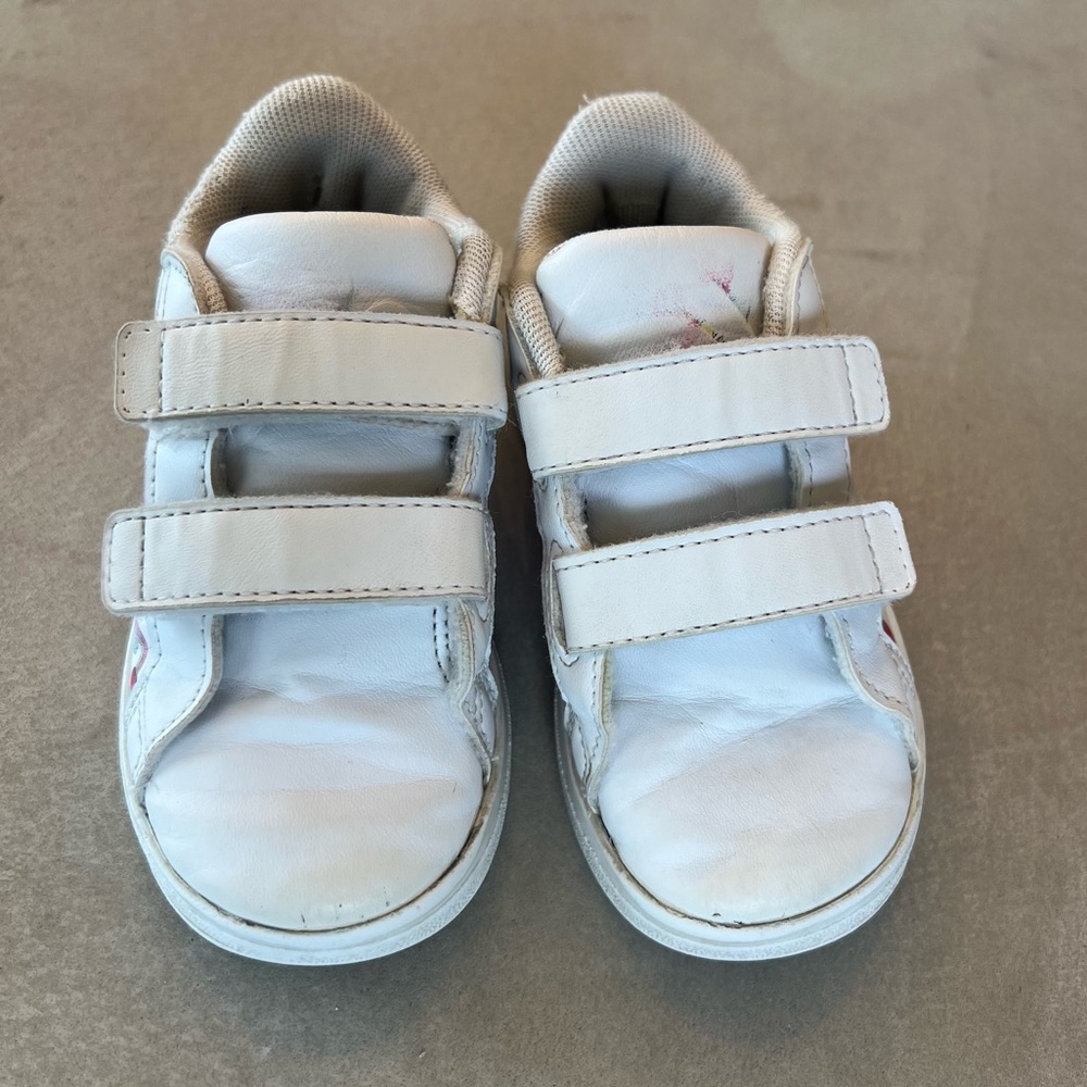 Adidas x Disney Minnie Mouse Grand‎ Court Trainers Sneakers Baby toddler Sz 7 - Picture 6 of 12